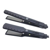 ♣ Hair Straightener LED gear temperature adjustment Ceramic Tourmaline Ionic Flat Iron Hair Straightener For Women Widen panel