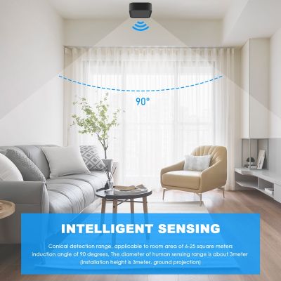 Human Presence Sensor mmWave Radar High Precision Sensing Smart Home Human Body Exists Sensor Support Tuya