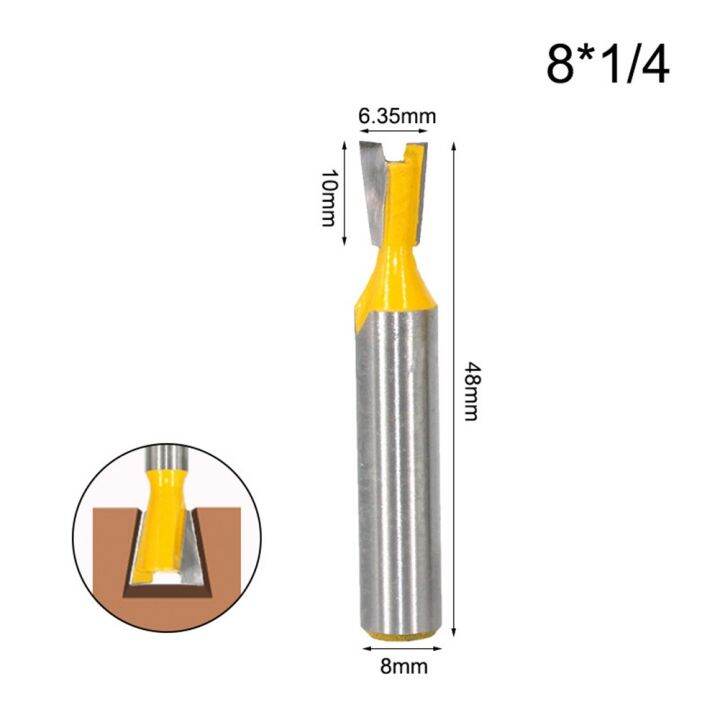 HOMETOOL 14 Degree Woodworking Cutter Dovetail Knife Joint Milling