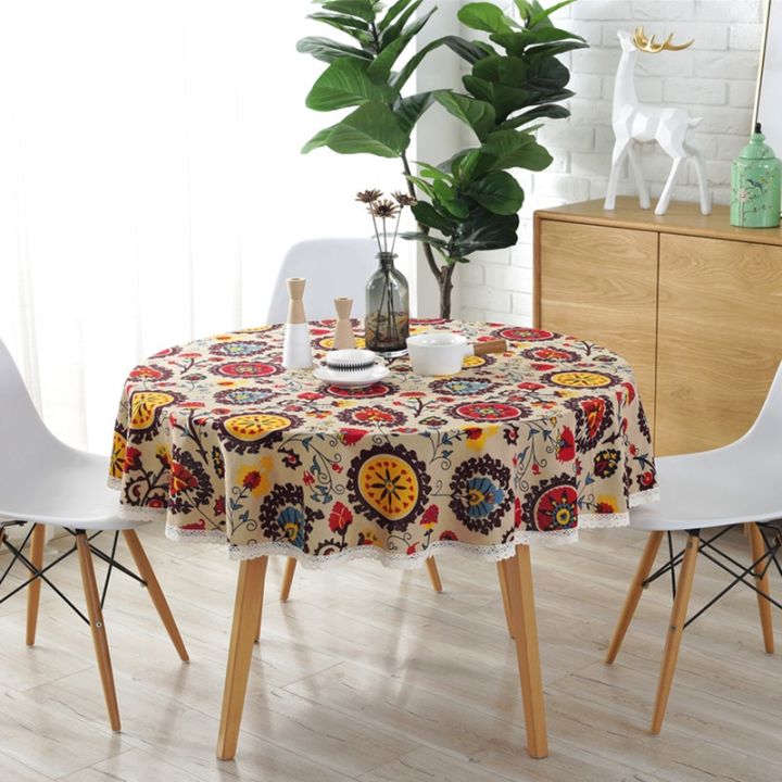 bohemian-national-wind-round-lace-tablecloth-cotton-printed-hotel-decorative-table-cloth-sunflower-decor-table-covers-lace