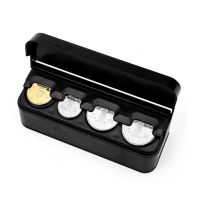 ♕▨ Automatic Car Interior Euro Organizer Storage Contains Coins Purse Wallet Holder Auto Coin Box Capsules Change Money Storage