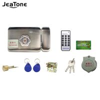 JeaTone Electric Lock to build your video intercom system  support remote control  card unlock Household Security Systems