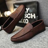 New Mens Loafers Comfortable Trend Flat Casual Shoes For Men Breathable Soft Sole Moccasins Slip-on Soft Leather Driving Shoes