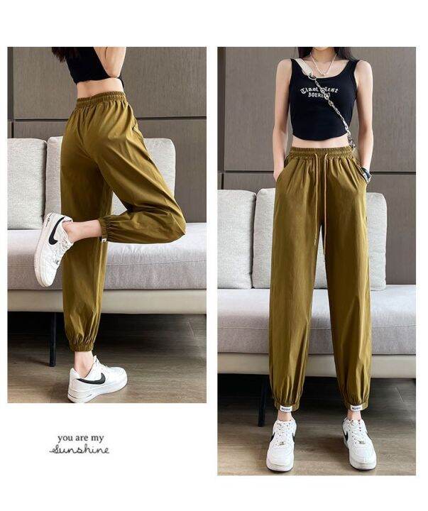 Ladies cropped summer on sale trousers