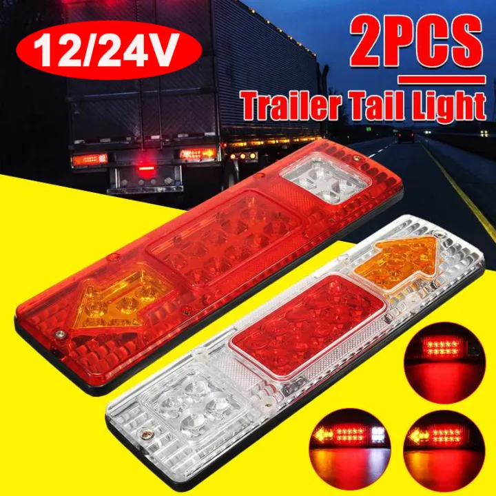 19LED Tail Light 12/24V Arrow Tail Light Truck Trailer with Builtin