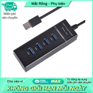 Bộ chia USB từ 1 thành 4 cổng usb tốc độ 3.0, hub chia 1 ra 4 cổng usb