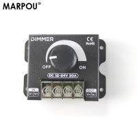 ▲ MARPOU DC12-24V LED Dimmer Supply Power Switch Adjustable Brightness for Single Color LED Strip Light Lamp Bulb Controller