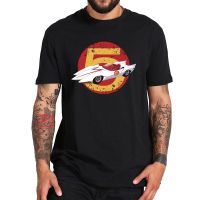 Mach 5 Distressed T Speed Racer Here He Comes Here Comes Speed Racer Tshirt Soft Japanese Tv Anime Tee