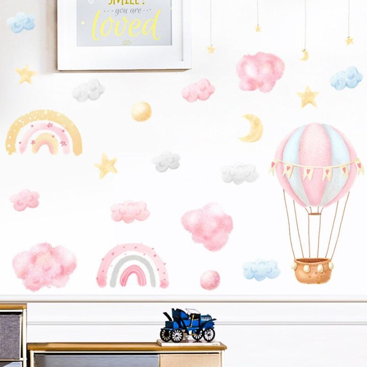 rainbow-hot-air-balloon-wall-sticker-for-decoration-bedroom-wall-decorations-for-the-room-childrens-room-decor-sticker-home-diy
