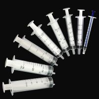 【JH】 5 Pcs Plastic Syringes Hydroponic Measure Perfume Rinse Disposable Sampler Injector 1ml2.5ml3ml5ml10ml20ml30ml50ml