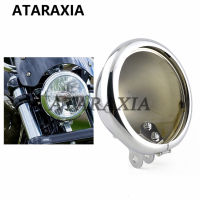 Motorcycle 5.75" Headlight Light Bucket Housing Bottom Mount LED Headlamp Shell For Harley Dyna Softail Custom Sportster XL883