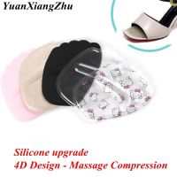 1Pair High Heels Mat Silicone Gel Heel Cushion Protector Foot Feet Care Shoe Insert Pad Insole Soft Inserting Insole Woman Pad Shoes Accessories