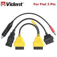 VIDENT สำหรับ Fiat 3ขา16ขา OBD2เชื่อมต่ออะแดปเตอร์3pin หญิงวินิจฉัยสายเคเบิ้ลทำงานสำหรับ ISMART800PRO BT ISmart900 ISmart920