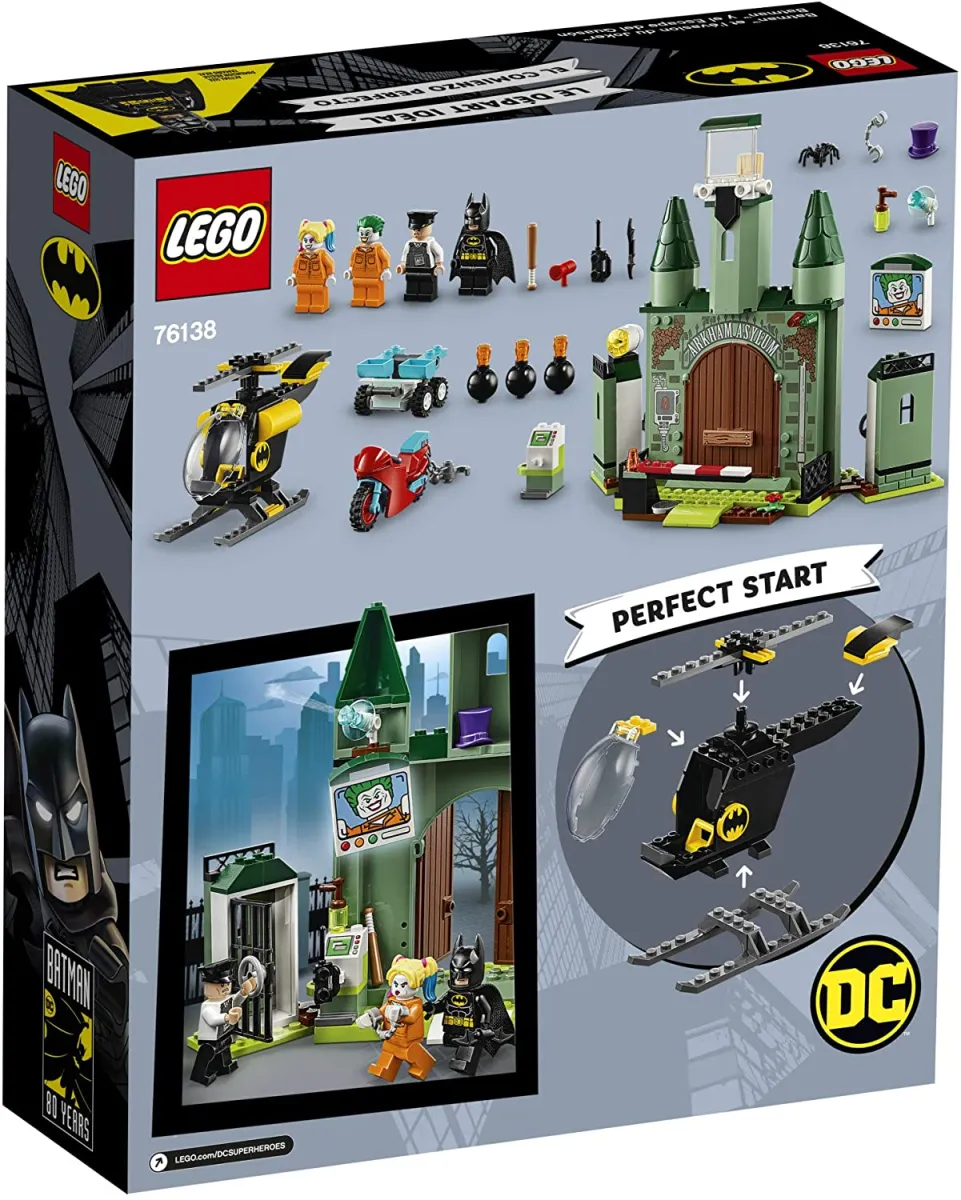 From Denmark】LEGO DC Batman: Batman and the Joker Escape 76138 Block Set  (171 pieces) guaranteed Authentic From Denmark 