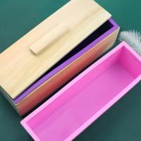 1200g Silicone Soap Mould Rectangular Toast Loaf Mold Handmade Form Soap Making Tool Supplies Wooden Box Cake Decorating Tools