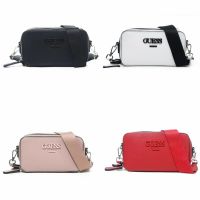 GUESS European and American retro letter bag hit color small square bag camera bag chain shoulder Messenger womens bag