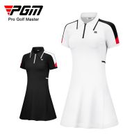 PGM Golf Womens Dress Moisture Absorbing Fast Drying High Elastic Sports Dress Fashion Ladies Golf Clothes Women QZ082