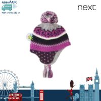 (พร้อมส่ง 2-4Y) หมวกไหมพรม หมวกเด็กผู้หญิง หมวกถัก Beanie แบรนด์ Next UK by jrqkidstore