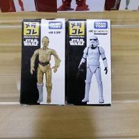 Takara Tomy สตาร์วอร์ส C-3PO Threepio See-Threepio ของขวัญตุ๊กตาสตอร์มทรูปเปอร์ผู้ยิ่งใหญ่โมเดลของเล่นฟิกเกอร์อนิเมะเก็บเครื่องประดับ