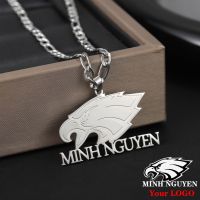 Customized Logo Necklace Personalized Any Logo Necklace Company Icon Necklace Deep Custom Engraving Name Necklace For Mens Gifts