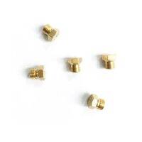 M6x0.75 Brass Jet Nozzle Length 8mm And Hexagon 7mm For Gas Pipe Water Heater Or Heater