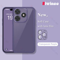 NIWINEE เคสโทรศัพท์โปร่งใสป้องกันกล้องสำหรับ Tecno Spark 10 /Spark 10C /Spark 10 Pro ฝาหลังแบบใสแบบนิ่มเคสกันกระแทกมือถือ