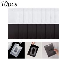 10Pcs/Set Thin Soft Magnetic Sheet And Transparent Pvc Bag For DIY Craft Metal Cutting Dies And Stamps Storage Portable Bag