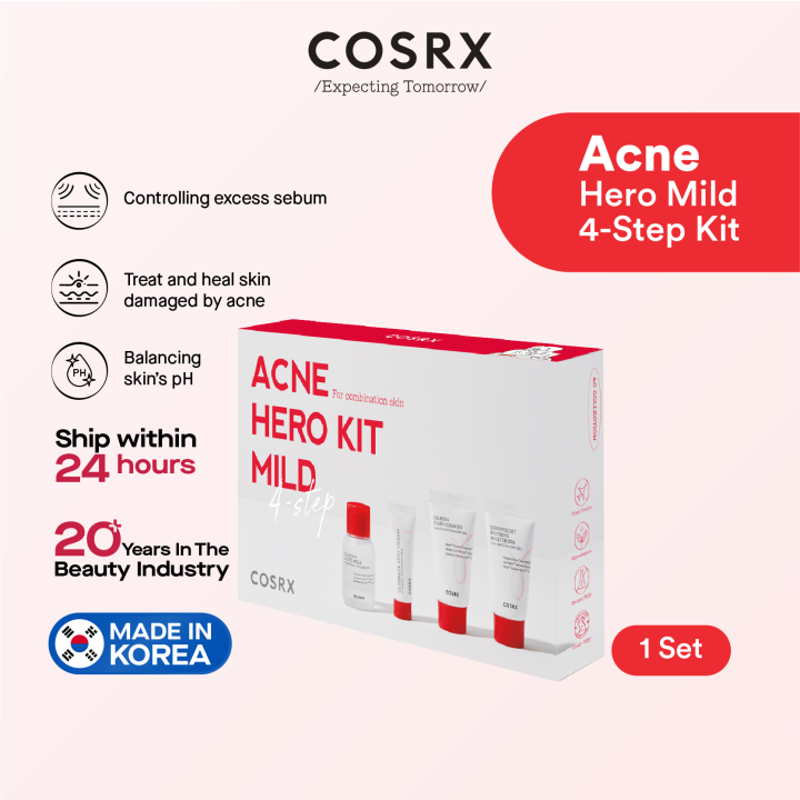COSRX Acne Hero Mild 4Step Kit Lazada