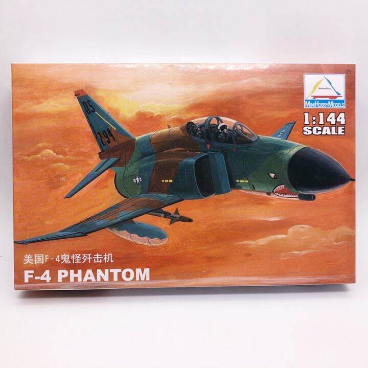 1: 144 USA F4 PHANTOM Ghost Fighter Military Assembly Airplane Air