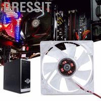[READY STOCK] 80mm LED Light 12V 4Pin Mute PC Case Cooling Fan Computer Cooler
