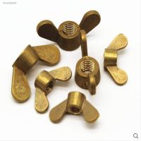 ◎❁ 1/10PCS DIN315 M4 M5 M6 M8 M10 M12 M14 M16 Butterfly Nut Hand Tighten Wing Nuts Brass