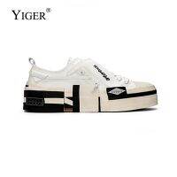 YIGER Mens Canvas shoes Yohji Yamamoto co-branded thick-soled vulcanized shoes mens trendy shoes Male autumn breathable Japan Shoes Accessories