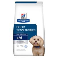 Hills Prescription Diet Sensitivities z/d Canine Small Bites 3.17 KG. อาหารสุนัขพันธ์เล็ก ที่มีปัญหาแพ้อาหาร