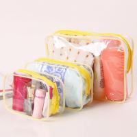 3Pcsset Travel Zip Bag Clear Airport Transparent Liquid Cosmetic Pouch Kit UG