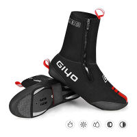 GIYO Bike Shoe Covers Reflective Thermal Warm Cycling Bicycle Overshoes for Men Women Road Mountain Bike Auto-lock Booties