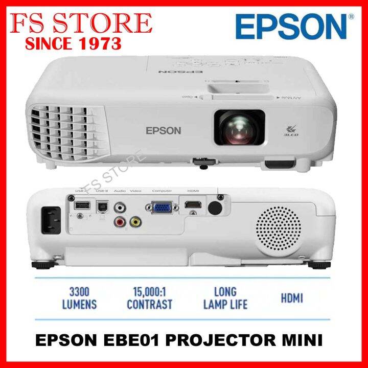 EPSON ORIGINAL MALAYSIA EBE01 EBE01 EB01 DIGITAL OVERHEAD PROJECTOR