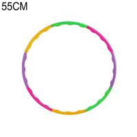 Honrane Detachable 55/65cm Colorful Plastic Hula Fitness Hoop Kids Children Sports Tool