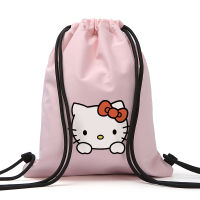 Hello Backpack Drawstring Drawstring Pocket Oxford Cloth Beach Backpack