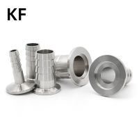 Sanitary Stainless Steel 304KF10 KF16 KF25 KF40 KF50 Vacuum Hose Barb OD6 8 13 16 20 25 38mm Flange Adapter Pipe Fitting Clamp