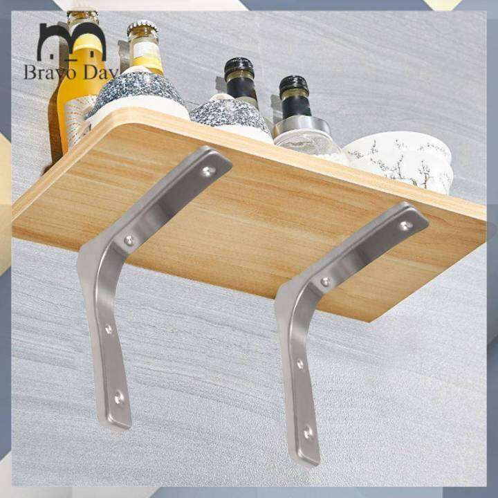 8 inch L Shaped Corner Brace Shelf Bookshelf 90 Degree Right Angle