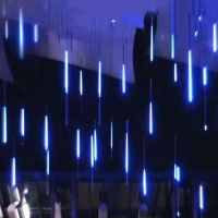 กลางแจ้ง LED ฝนดาวตกไฟ Falling Rain Drop Fairy String ไฟตกแต่งคริสต์มาสสำหรับ Home Garden Holiday Lighting