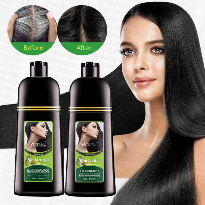 Sin Hair Black Shampoo 500ml Japan MOKERU Black Hair Dye Shampoo Black