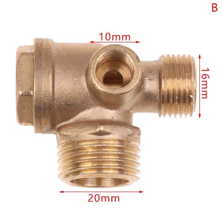 3port-check-valve-brass-male-thread-check-valve-connector-tool-for-air-compressor-connector-joint-adapter