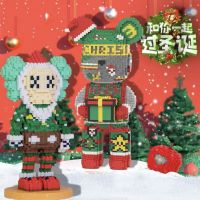 เข้ากันได้กับ LEGO Christmas Bear bricks small pieces building tide play room ornaments puzzles Christmas gifts quality assurance