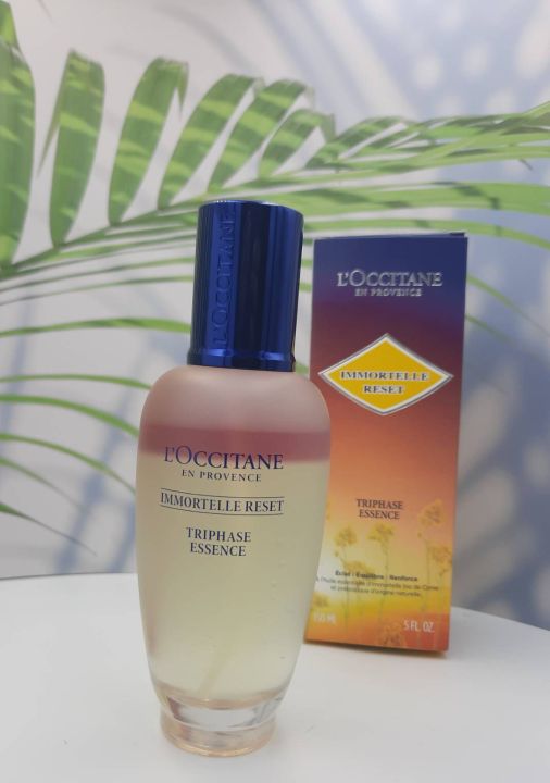 L’Occitane Immortelle Reset Triphase Essence 150 ml.น้ำตบผสาน 3 เนื้อสัมผัสในขวดเดียว