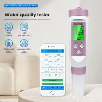 Newest Blue Tooth 7 in 1 PH Meter PH/EC/TDS/ORP/SALT/S.G/TEMP Online Monitor APP Intelligent for Drinking Aquarium test Water To