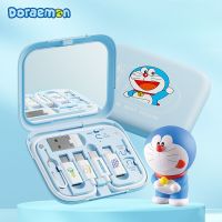 Doraemon Multifunctional Data Cable Mobile Phone Fast Charging Cables Portable Card Retrieval Needle Storage Box Kawaii Gifts