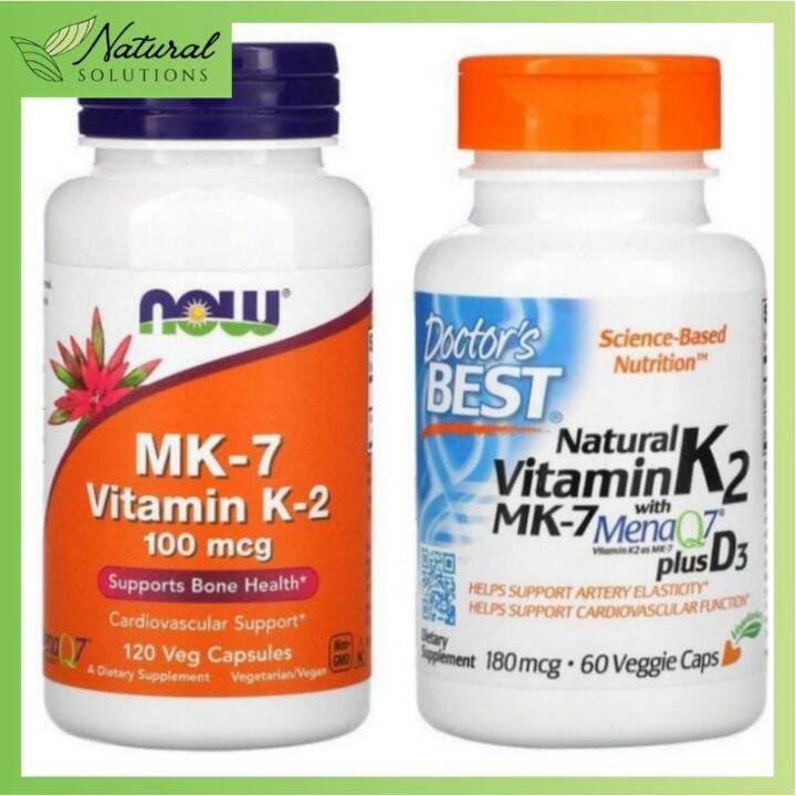 Natural Solutions Now, Doctors Best, MK7 Vitamin K2, 100 mcg, Extra