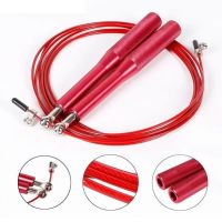 Workout Training Cable Ball Bearing Anti-Slip Handle Skipping Wire Jump Rope