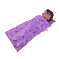 6Pcs Doll Sleeping Bag Bathrobes,Unicorn Jumpsuits,Sleeping Bag,Pillow,Mask,Slipper Fit 18Inch American&amp;43CM Born Baby Girl Toys